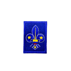 Flor de lis nacional azul